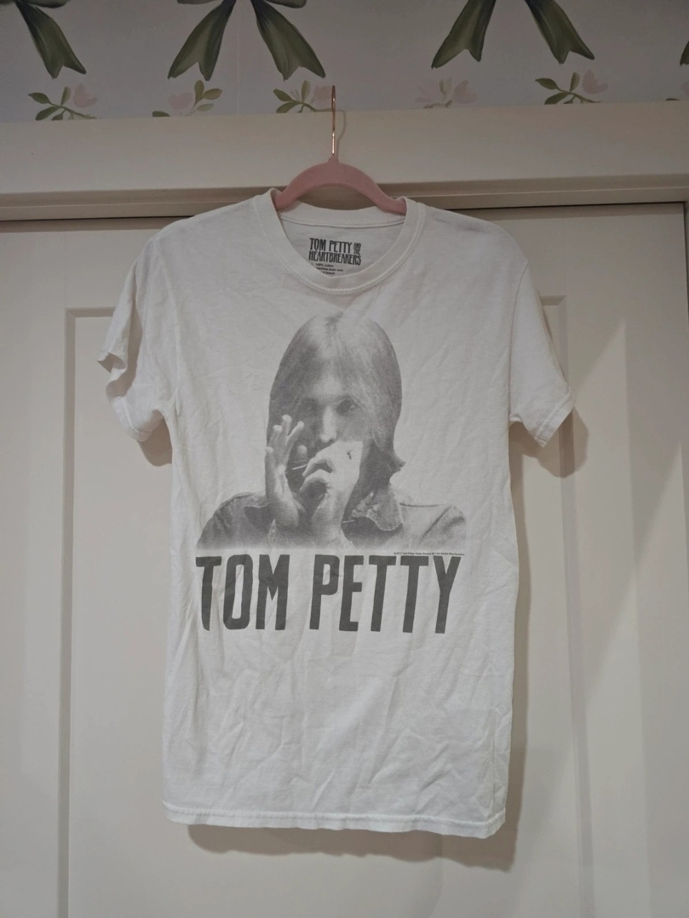 Tom Petty White Graphic Tee - Classic Band T-Shirt